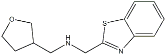 (1,3-benzothiazol-2-ylmethyl)(oxolan-3-ylmethyl)amine Structure