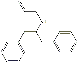 (1,3-diphenylpropan-2-yl)(prop-2-en-1-yl)amine 구조식 이미지