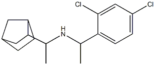 (1-{bicyclo[2.2.1]heptan-2-yl}ethyl)[1-(2,4-dichlorophenyl)ethyl]amine Structure