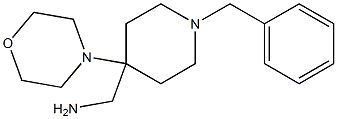 (1-benzyl-4-morpholin-4-ylpiperidin-4-yl)methylamine Structure