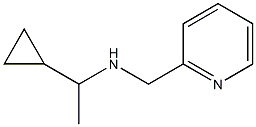 (1-cyclopropylethyl)(pyridin-2-ylmethyl)amine Structure