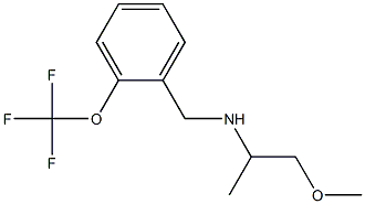 (1-methoxypropan-2-yl)({[2-(trifluoromethoxy)phenyl]methyl})amine 구조식 이미지