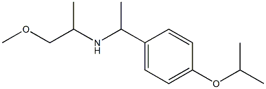 (1-methoxypropan-2-yl)({1-[4-(propan-2-yloxy)phenyl]ethyl})amine 구조식 이미지