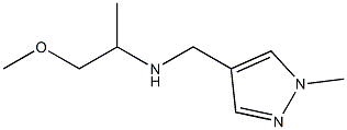 (1-methoxypropan-2-yl)[(1-methyl-1H-pyrazol-4-yl)methyl]amine 구조식 이미지