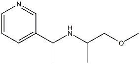 (1-methoxypropan-2-yl)[1-(pyridin-3-yl)ethyl]amine 구조식 이미지