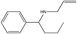 (1-phenylbutyl)(prop-2-en-1-yl)amine Structure