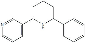 (1-phenylbutyl)(pyridin-3-ylmethyl)amine Structure