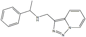 (1-phenylethyl)({[1,2,4]triazolo[3,4-a]pyridin-3-ylmethyl})amine 구조식 이미지