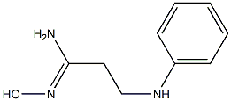 (1Z)-3-anilino-N'-hydroxypropanimidamide Structure