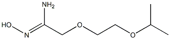 (1Z)-N'-hydroxy-2-(2-isopropoxyethoxy)ethanimidamide 구조식 이미지