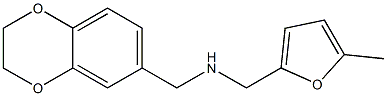 (2,3-dihydro-1,4-benzodioxin-6-ylmethyl)[(5-methylfuran-2-yl)methyl]amine 구조식 이미지