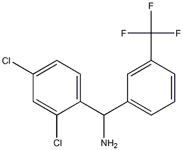 (2,4-dichlorophenyl)[3-(trifluoromethyl)phenyl]methanamine Structure