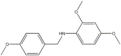 (2,4-dimethoxyphenyl)(4-methoxyphenyl)methylamine Structure