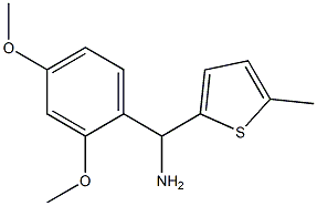 (2,4-dimethoxyphenyl)(5-methylthiophen-2-yl)methanamine Structure