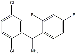(2,5-dichlorophenyl)(2,4-difluorophenyl)methanamine 구조식 이미지
