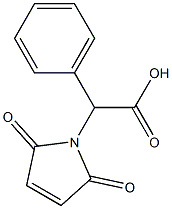(2,5-dioxo-2,5-dihydro-1H-pyrrol-1-yl)(phenyl)acetic acid Structure