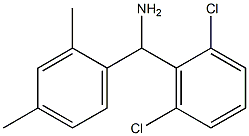 (2,6-dichlorophenyl)(2,4-dimethylphenyl)methanamine Structure