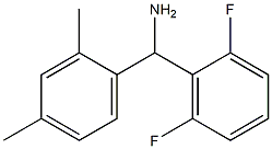 (2,6-difluorophenyl)(2,4-dimethylphenyl)methanamine 구조식 이미지