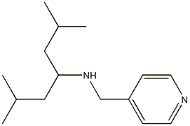 (2,6-dimethylheptan-4-yl)(pyridin-4-ylmethyl)amine 구조식 이미지
