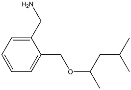 (2-{[(4-methylpentan-2-yl)oxy]methyl}phenyl)methanamine Structure