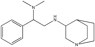 (2-{1-azabicyclo[2.2.2]octan-3-ylamino}-1-phenylethyl)dimethylamine Structure