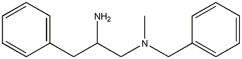 (2-amino-3-phenylpropyl)(benzyl)methylamine Structure