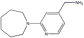 (2-azepan-1-ylpyridin-4-yl)methylamine Structure