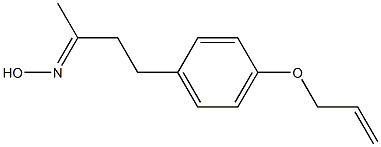 (2E)-4-[4-(allyloxy)phenyl]butan-2-one oxime 구조식 이미지