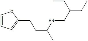 (2-ethylbutyl)[4-(furan-2-yl)butan-2-yl]amine 구조식 이미지