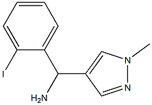 (2-iodophenyl)(1-methyl-1H-pyrazol-4-yl)methanamine Structure