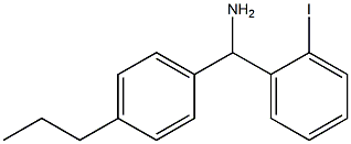 (2-iodophenyl)(4-propylphenyl)methanamine Structure