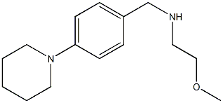 (2-methoxyethyl)({[4-(piperidin-1-yl)phenyl]methyl})amine 구조식 이미지