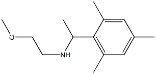 (2-methoxyethyl)[1-(2,4,6-trimethylphenyl)ethyl]amine 구조식 이미지