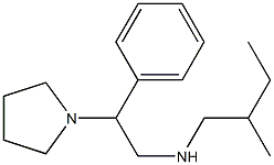 (2-methylbutyl)[2-phenyl-2-(pyrrolidin-1-yl)ethyl]amine Structure