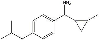 (2-methylcyclopropyl)[4-(2-methylpropyl)phenyl]methanamine 구조식 이미지