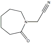 (2-oxoazepan-1-yl)acetonitrile Structure