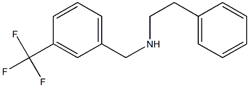 (2-phenylethyl)({[3-(trifluoromethyl)phenyl]methyl})amine Structure