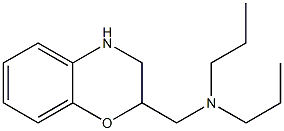 (3,4-dihydro-2H-1,4-benzoxazin-2-ylmethyl)dipropylamine 구조식 이미지