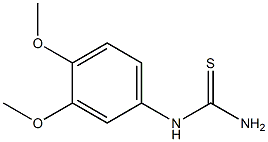 (3,4-dimethoxyphenyl)thiourea Structure