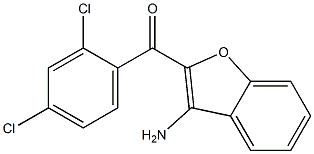 (3-amino-1-benzofuran-2-yl)(2,4-dichlorophenyl)methanone Structure