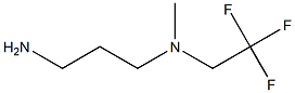 (3-aminopropyl)(methyl)(2,2,2-trifluoroethyl)amine Structure