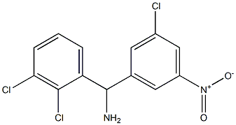 (3-chloro-5-nitrophenyl)(2,3-dichlorophenyl)methanamine Structure