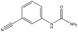 (3-cyanophenyl)urea 구조식 이미지