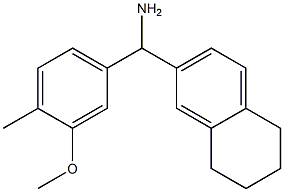 (3-methoxy-4-methylphenyl)(5,6,7,8-tetrahydronaphthalen-2-yl)methanamine Structure