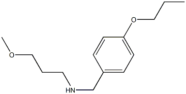 (3-methoxypropyl)[(4-propoxyphenyl)methyl]amine 구조식 이미지