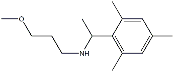 (3-methoxypropyl)[1-(2,4,6-trimethylphenyl)ethyl]amine 구조식 이미지