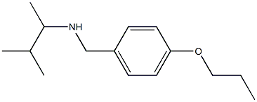 (3-methylbutan-2-yl)[(4-propoxyphenyl)methyl]amine 구조식 이미지