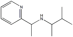 (3-methylbutan-2-yl)[1-(pyridin-2-yl)ethyl]amine Structure