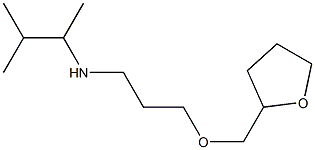 (3-methylbutan-2-yl)[3-(oxolan-2-ylmethoxy)propyl]amine Structure