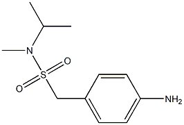 (4-aminophenyl)-N-methyl-N-(propan-2-yl)methanesulfonamide Structure